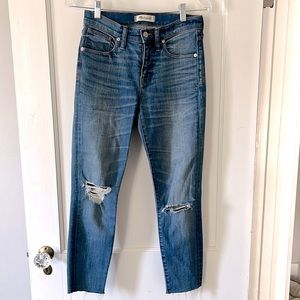 Madewell 9” High-Rise Skinny Crop Jeans